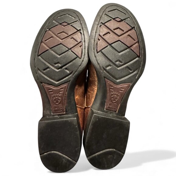 Ariat Heritage Lacer II Women’s Size 8 Brown Leather Western Boots Tassle Great - Picture 5 of 9